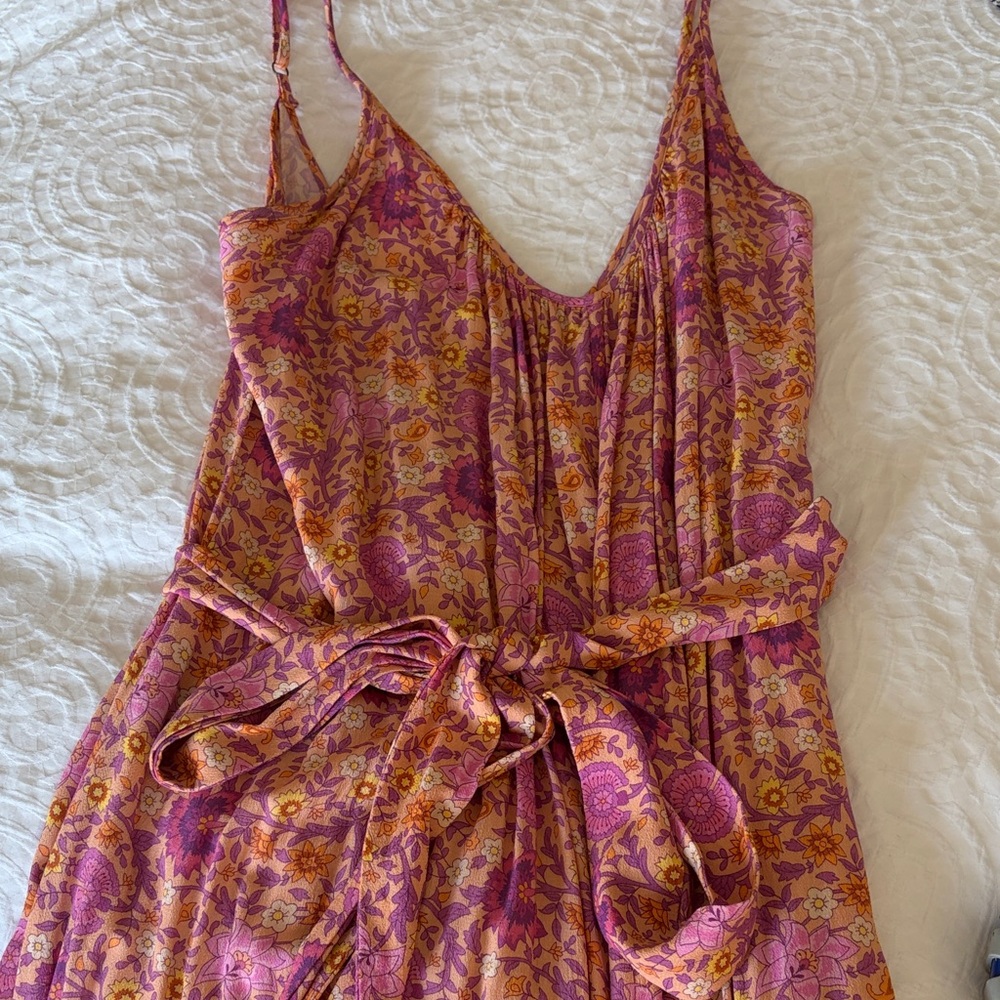 Spell Pink and Orange Floral Dress